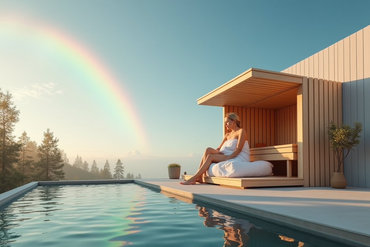 arc-en-ciel sauna