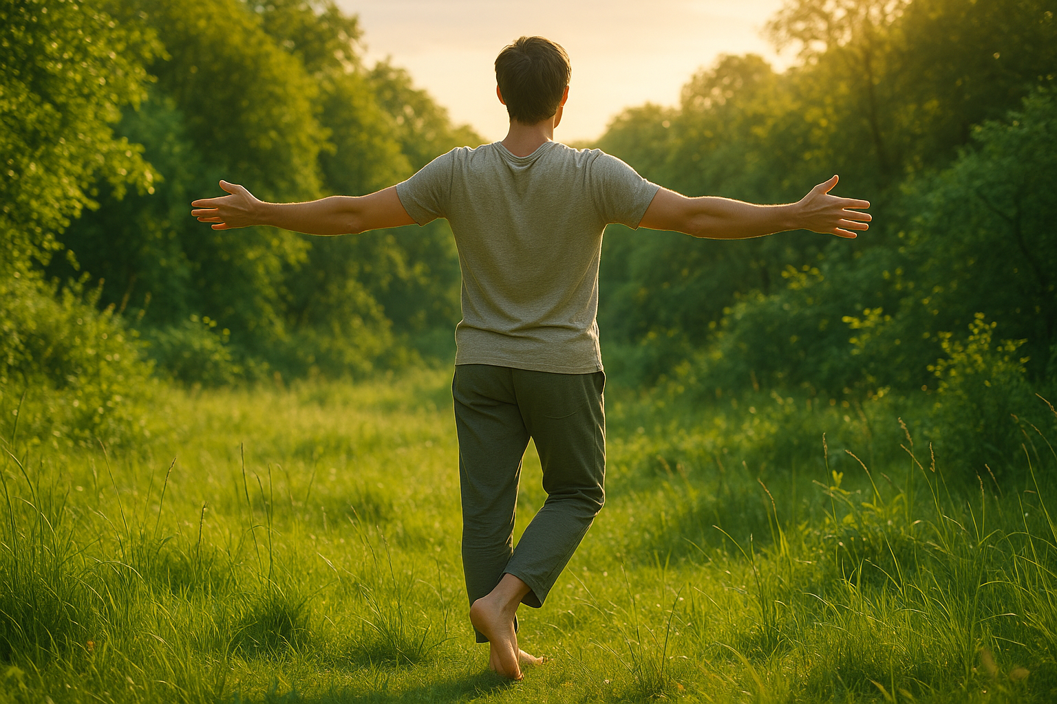 Personne profitant d